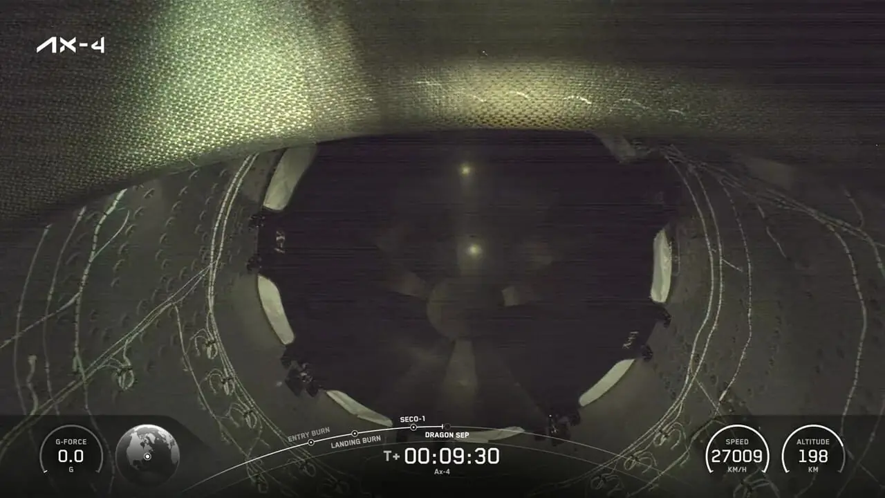 SpaceX با موفقیت از فضا پرتاب شد