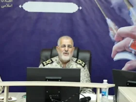 انتشار اولین ویدیوی فرمانده IRGC در اتاق عملیات جنگ