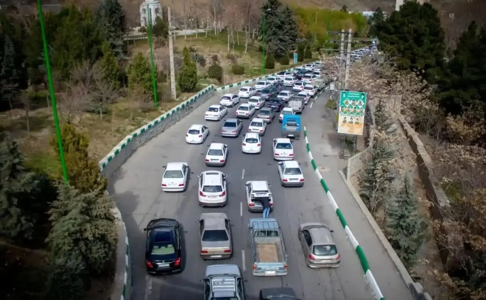 جاده کالوس و یک روز ممنوعیت ترافیک در تهران - بزرگراه شمالی