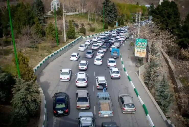 جاده کالوس و یک روز ممنوعیت ترافیک در تهران - بزرگراه شمالی
