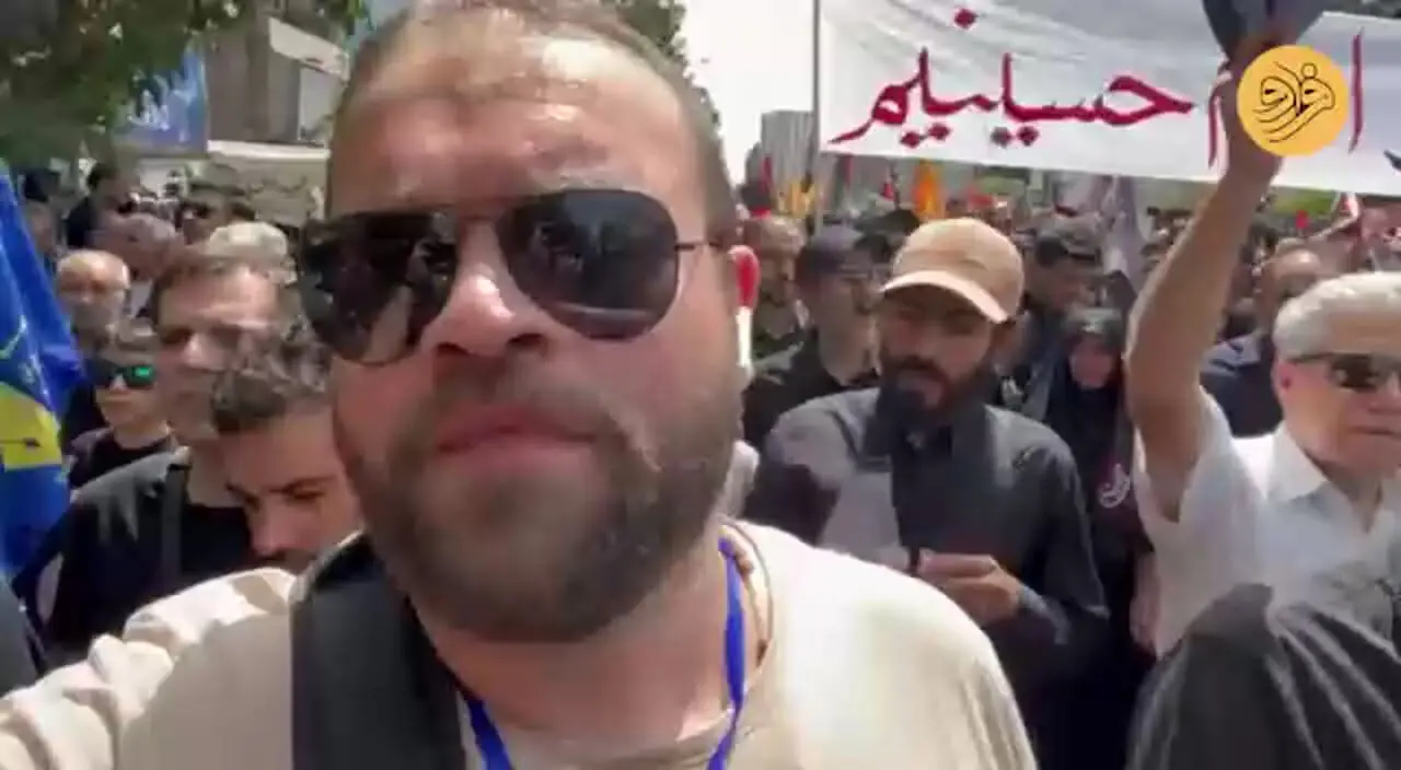 خبرنگار فرارو در مراسم تشییع جنازه شهدای جنگ