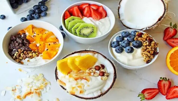 ماست میوه رژیم غذایی ؛ دستگاه گوارش و برای تقویت استخوان مفید است