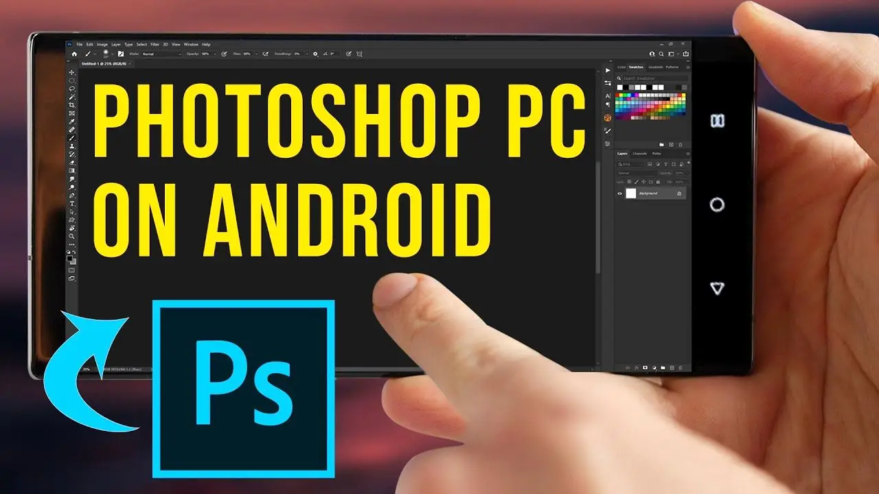 منتشر شده برای Android Photoshop ؛ در حال حاضر رایگان