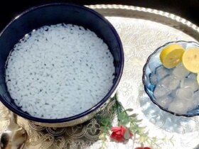 نحوه تهیه Faldeh Kermani ؛ یک دسر سنتی