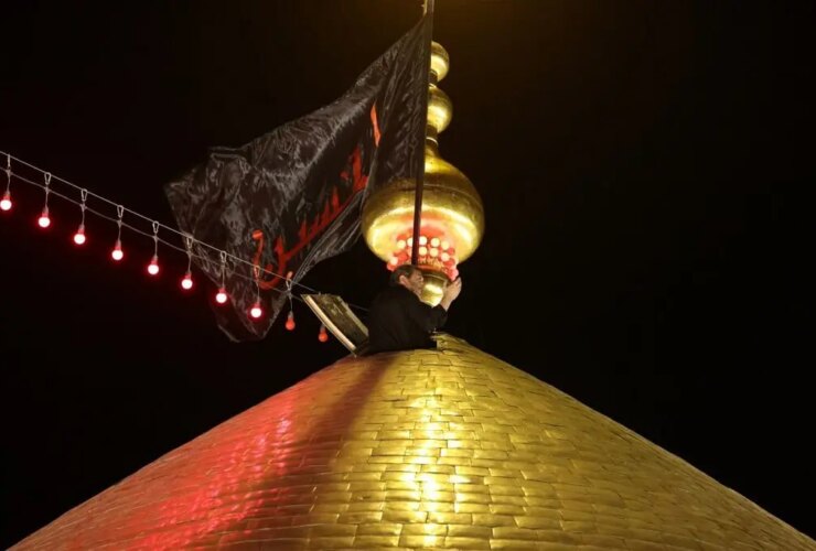 پرچم امام حسین (AS) تغییر کرد
