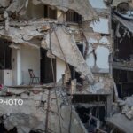 تصاویر خانه ها در جنگ 6 روزه تحمیل شده آسیب دیدند