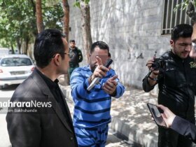 تصاویر بازسازی صحنه قتل در خگی ربی در مشهاد