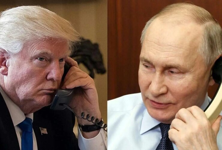 تماس تلفنی غیر منتظره ترامپ و پوتین 23 تماس تلفنی غیر منتظره ترامپ و پوتین