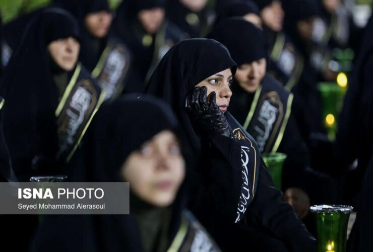 تصاویر خطبه شب Assura در معبد مقدس Razavi
