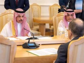 افتتاح یک ساختمان جدید سفارت سعودی در روسیه با فیصل بن فرهان