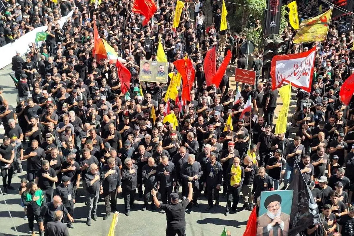 برای دیدن حزب الله مراسم حسینی اشورا را در بیروت برگزار کرد