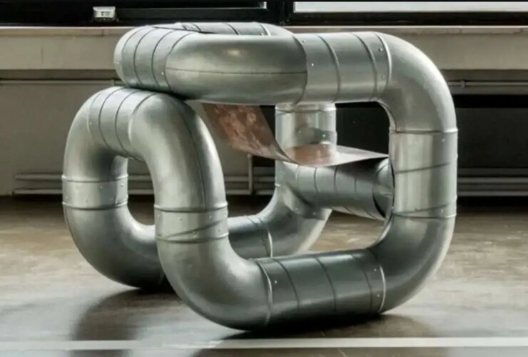 صندلی "لوله" را توضیح دهید. ادغام هنر و بازیافت صنعتی 38 صندلی "لوله" را توضیح دهید. ادغام هنر و بازیافت صنعتی