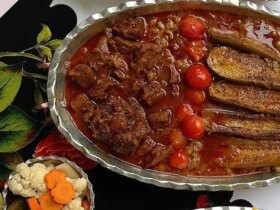 کاسه کدو تنبل با غور