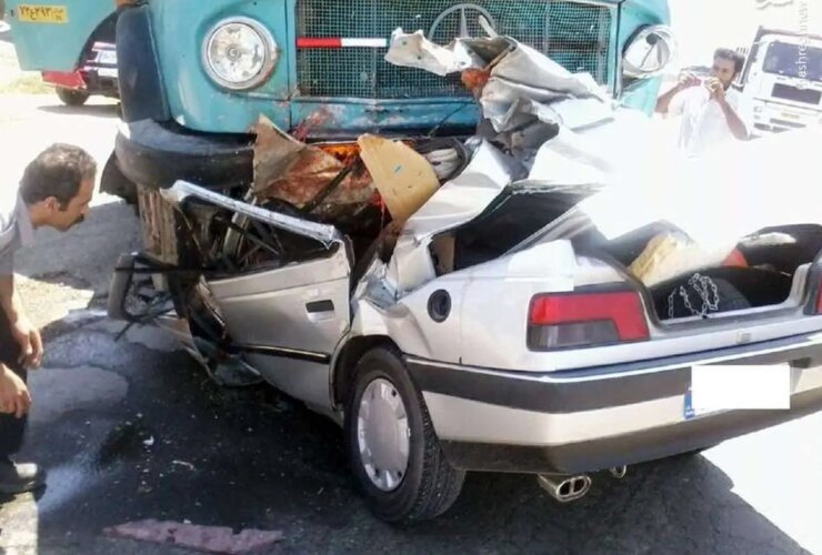 تصادف مرگبار در بوشر: 1 عضو یک خانواده درگذشت