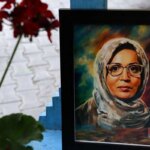 تصاویر نقاش Mansoura Alikhani مراسم یادبود