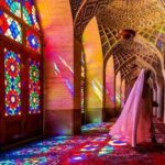 مسجد صورتی شیراز + واکنش جالب توریستی آمریکایی به فیلم