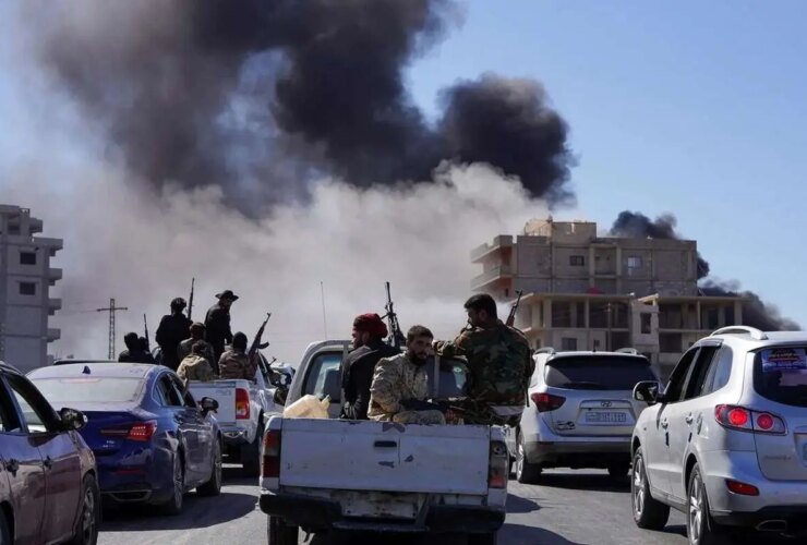 تصاویر هوایی از درگیری های فشرده در السویدا