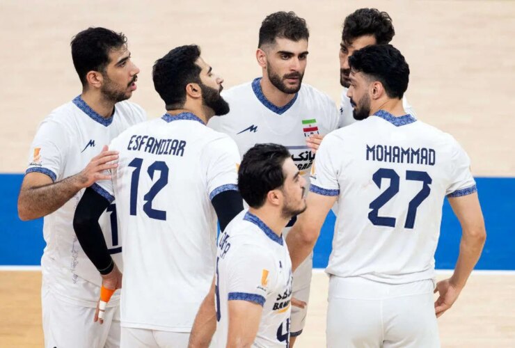 روز کامل و زمان بازی ایران-فرانسه در لیگ والیبال