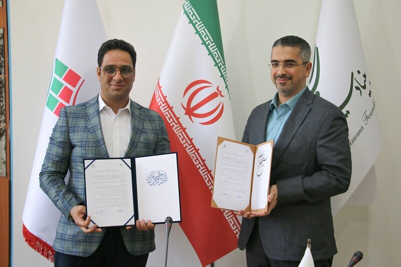 فارابی و بورس سهام با هم فیلمبرداری می کنند
