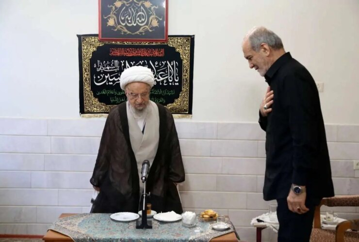 جلسه پزشکی با آیت الله ماکارم شیرازی