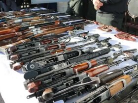 کشف و توقیف سلاح های غیرمجاز ؛ دستگیری 4 نفر در هورموزگان