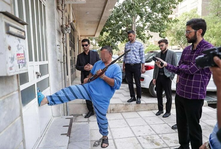 تصاویر بازسازی یک جرم ؛ قاتل پدر برای طلا
