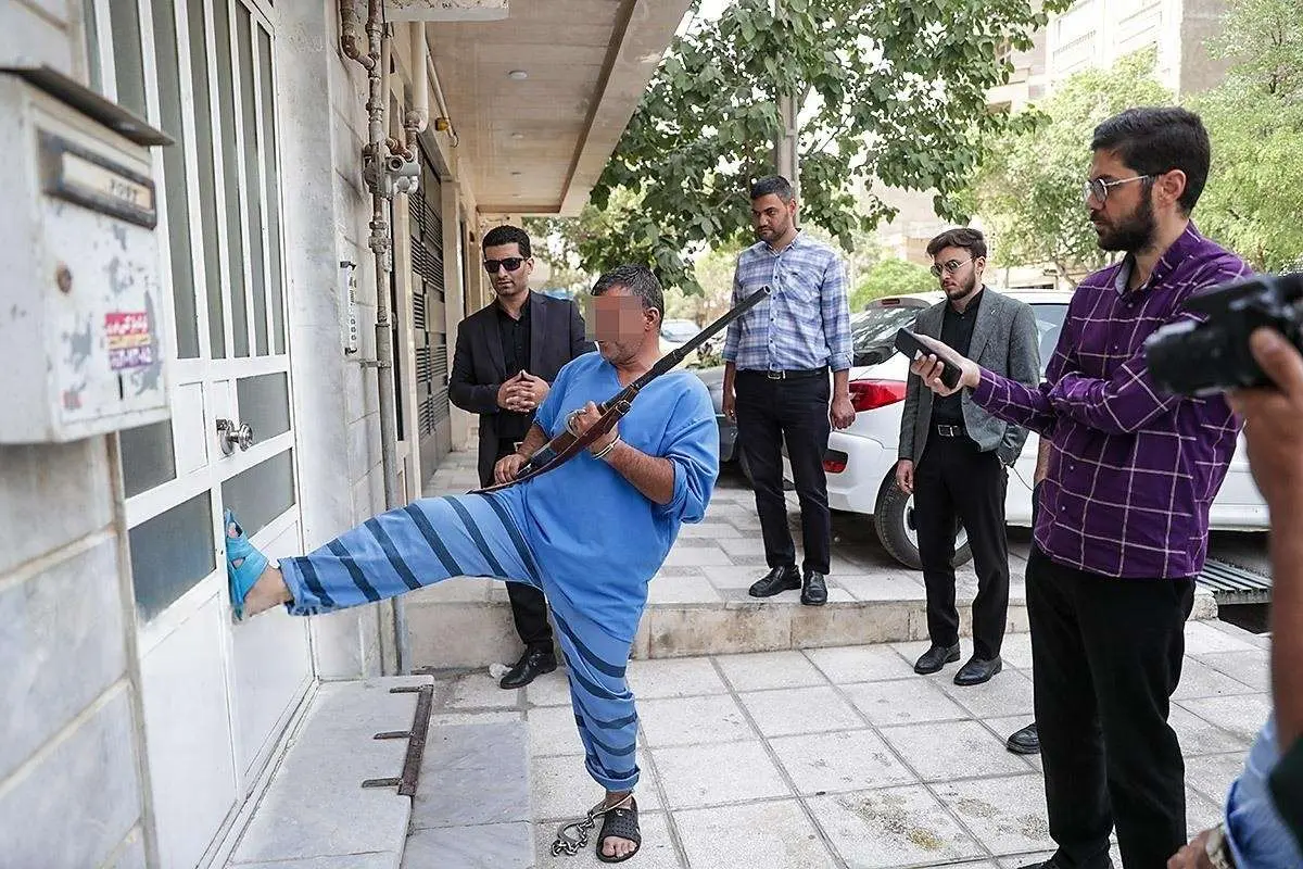تصاویر بازسازی یک جرم ؛ قاتل پدر برای طلا