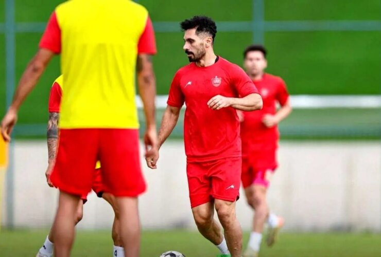 قبل از بازگشت ، آخرین تمرین پرسپولیس در Türkiye