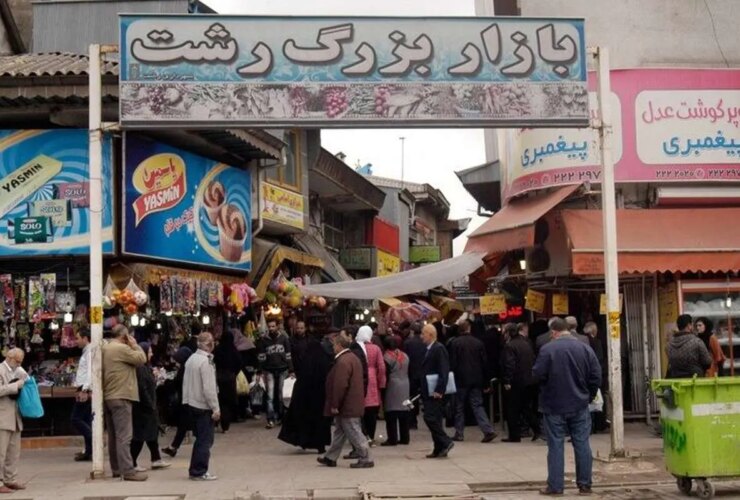 مهار سریع آتش سوزی بازار تاریخی رشت