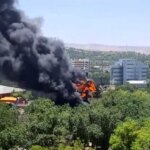 آتش سوزی رنجر در شهر تبریز