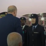اردوغان شخصاً میزان فارغ التحصیلی پلیس زن فلسطینی را اهدا کرد
