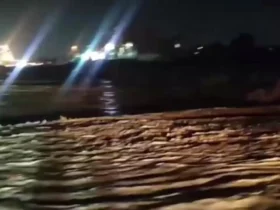 بارش باران شدید و رودخانه ها در کرمان