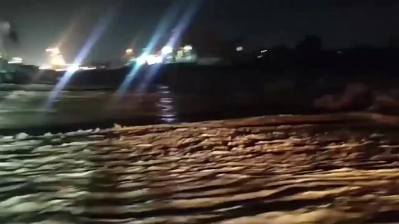 بارش باران شدید و رودخانه ها در کرمان