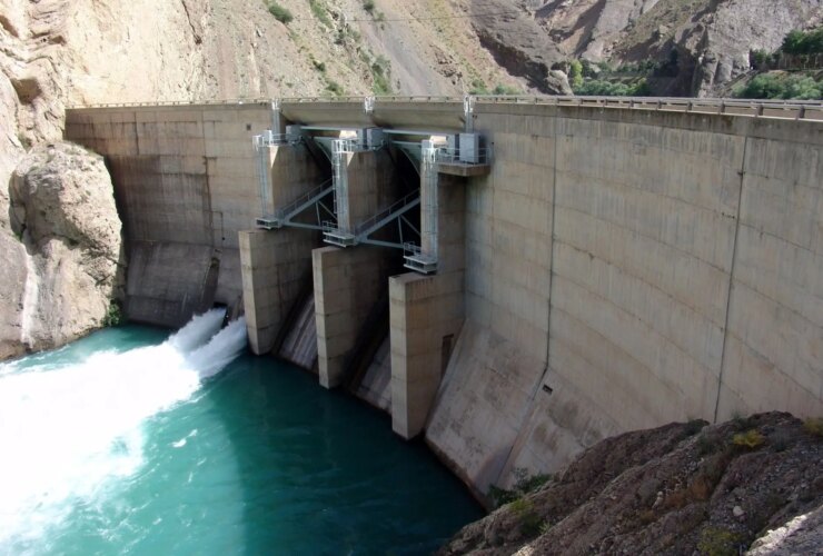 بسته شدن نیروگاه انرژی آب Karaj