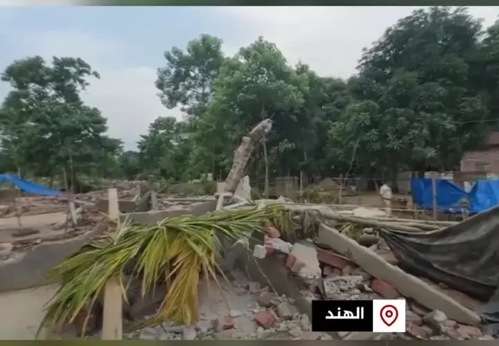 تخریب گسترده خانه های مسلمان در آسام هند