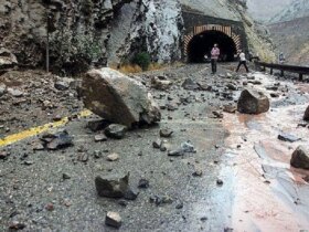 سقوط کوه در Baladeh Mazandaran ؛ 2 نفر جان باختند