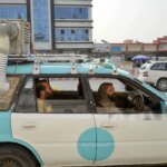 عکس تاکسی مجهز به کولر آب در قندهار
