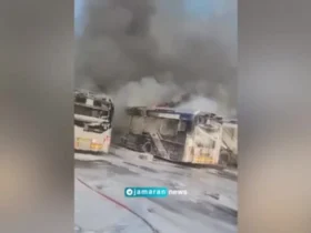 یک انفجار مشکوک از اتوبوس در اسرائیل