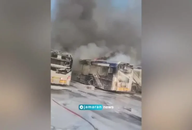 یک انفجار مشکوک از اتوبوس در اسرائیل