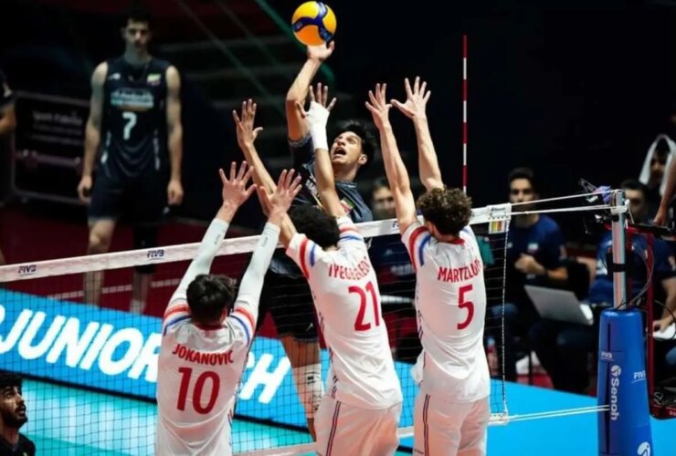 بازیکنان جوان والیبال به فینال نرسیدند