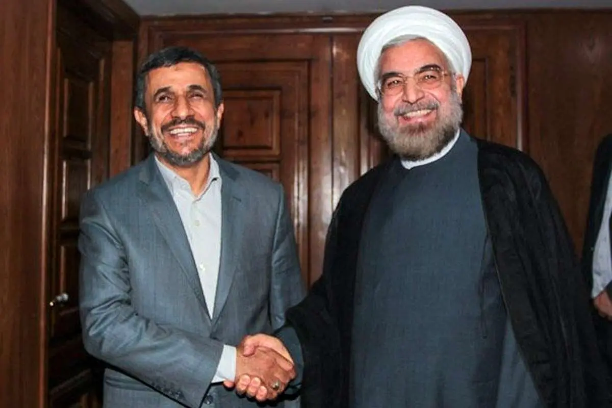 خاطره حسن روحانی از گفتگوی عجیب او با احمدی نژاد