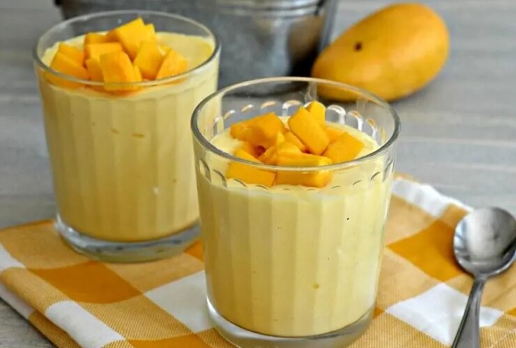 نحوه تهیه دسر انبه با چهار قلم مادی ؛ فوری و خوشمزه 15 دسر انبه