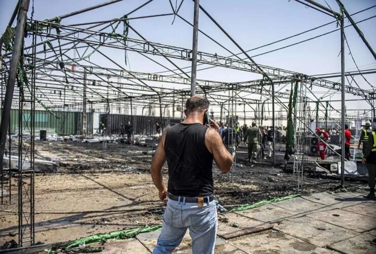 تصاویر تیپ آتش نشانی دوتایی Arbaeen در مرز مهران 10 تصاویر تیپ آتش نشانی دوتایی Arbaeen در مرز مهران