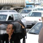 تصاویر قفل کردن جاده ها به مرز مهران