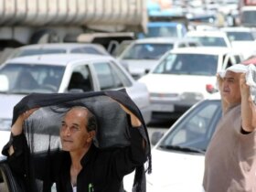 تصاویر قفل کردن جاده ها به مرز مهران