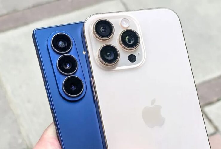 مقایسه طبقه 7 و آیفون 16 Pro Max ؛ جنگ پادشاهان در بازار موبایل 10 Galaxy Z Fold 7 vs Apple iPhone 16 Pro Max