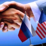 تیم مذاکره آمریکایی و روسی در یک چارچوب