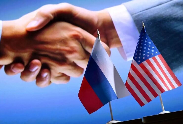 تیم مذاکره آمریکایی و روسی در یک چارچوب 32 تیم مذاکره آمریکایی و روسی در یک چارچوب