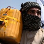 تصاویر بشکه های زرد جنگجو طالبان افتخار