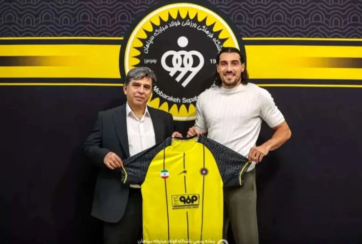 در مورد ضبط و عملکرد مهاجم جدید Sepahan